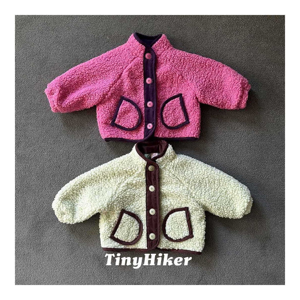 Tiny Hiker ふわふわボアジャンパー