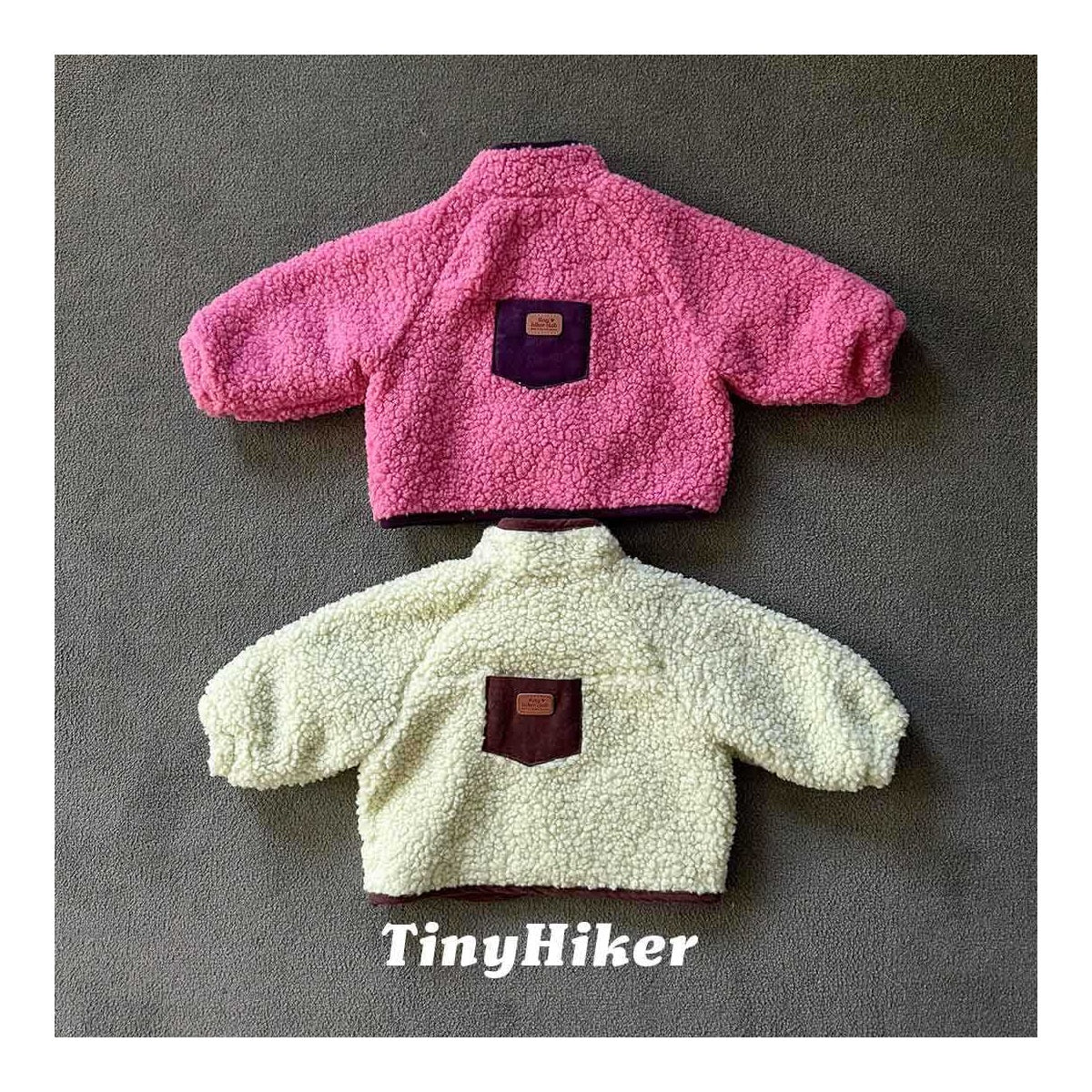 Tiny Hiker ふわふわボアジャンパー