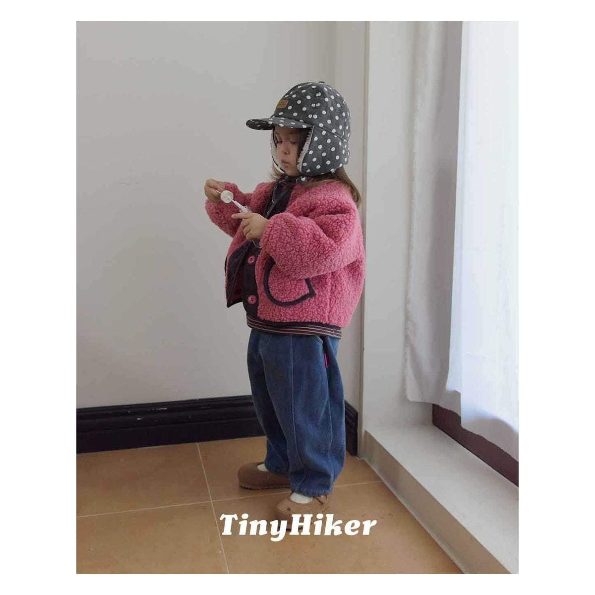 Tiny Hiker ふわふわボアジャンパー