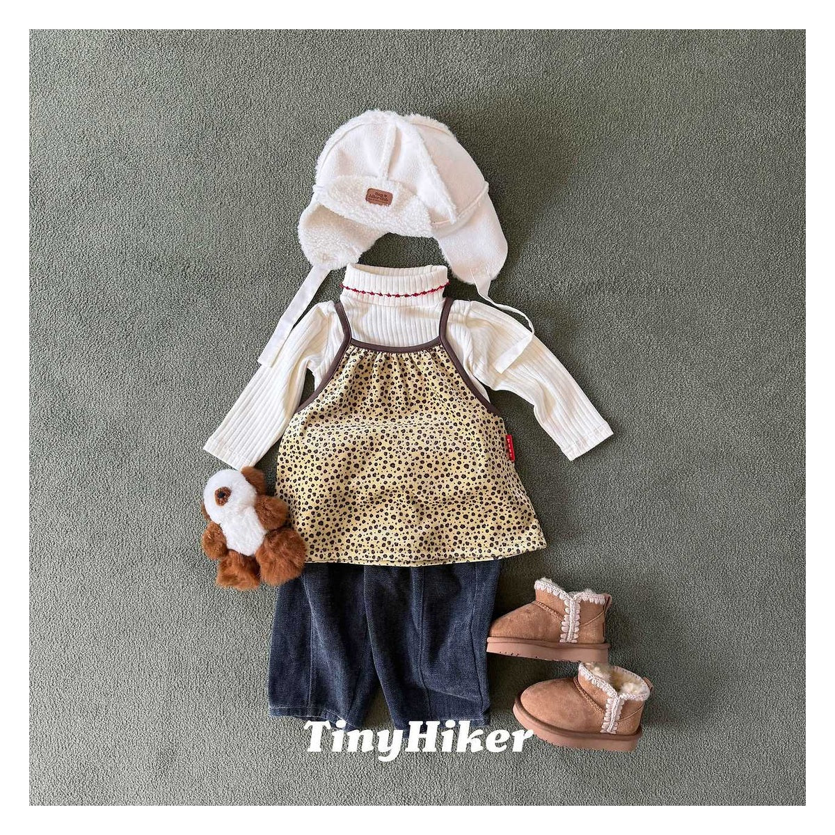 Tiny Hiker レオパードワンピース