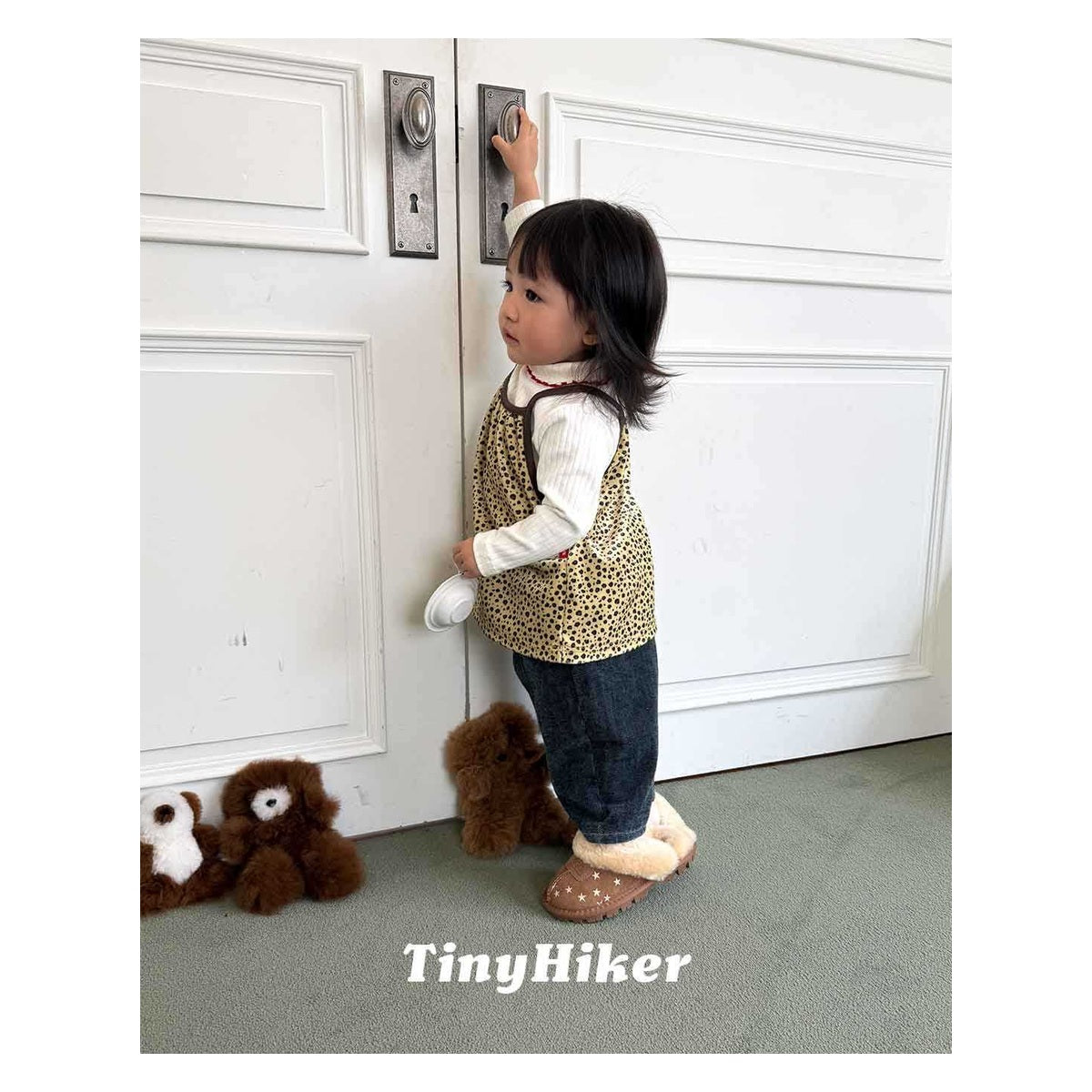 Tiny Hiker レオパードワンピース