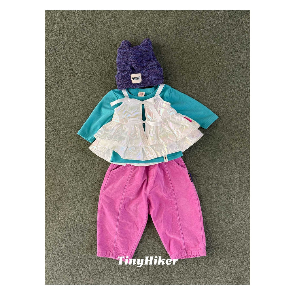 Tiny Hiker シャイニングキルティングキャミソールトップ