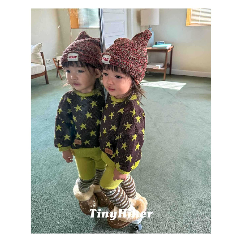 Tiny Hiker 星グラム ニットスウェット