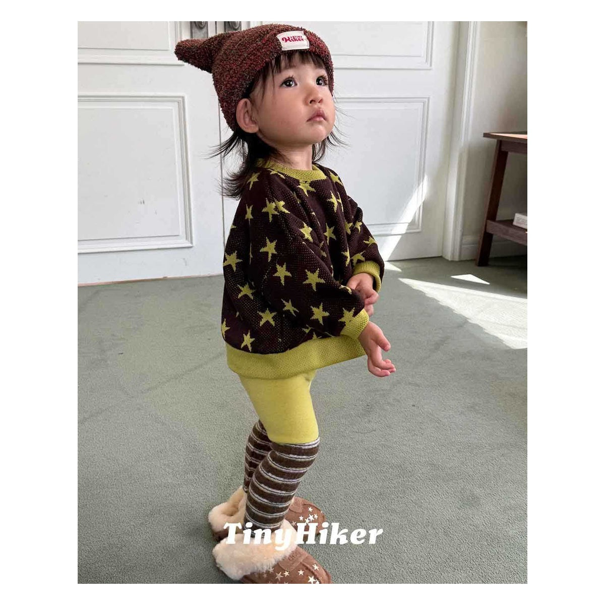 Tiny Hiker 星グラム ニットスウェット
