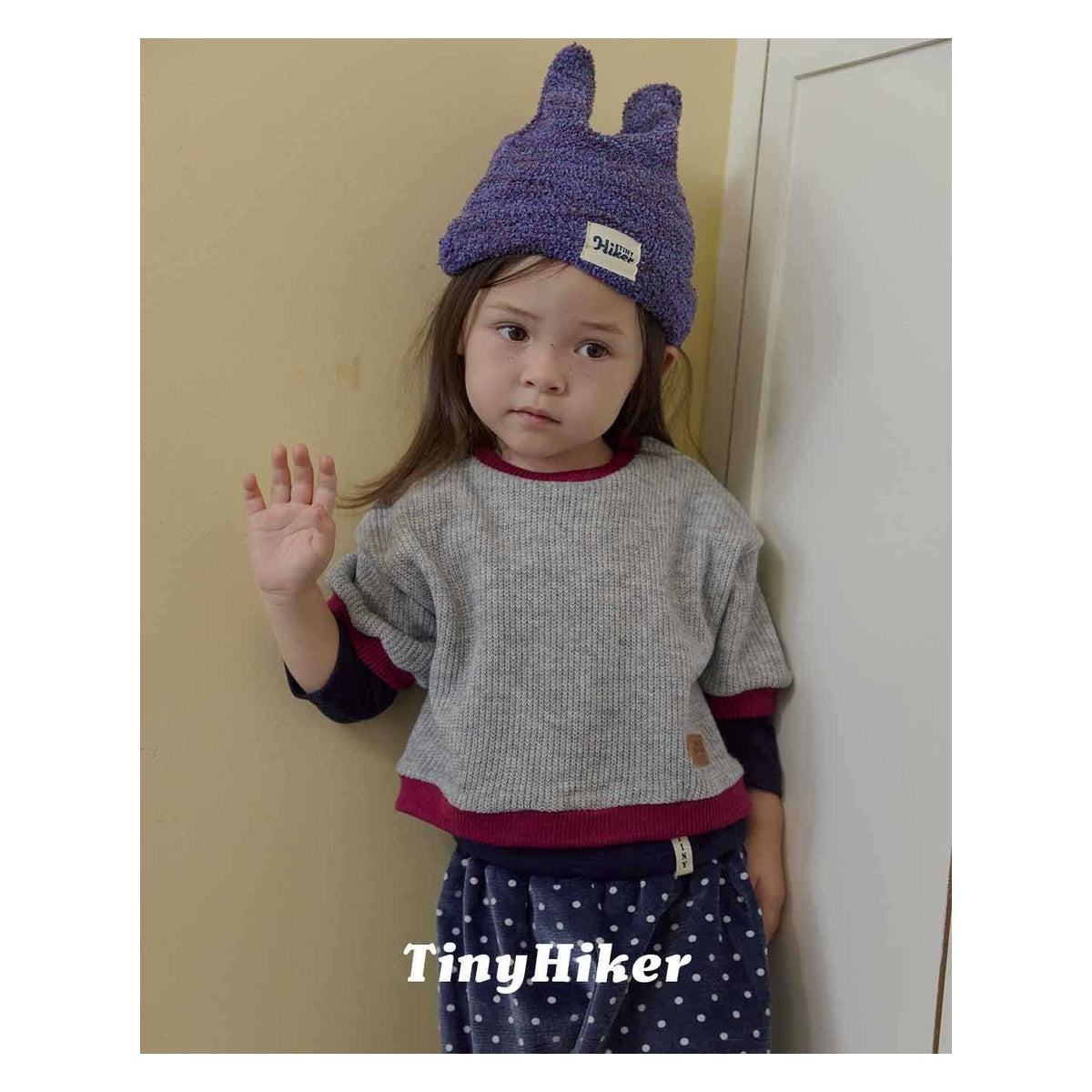 Tiny Hiker ユキレイヤードニット