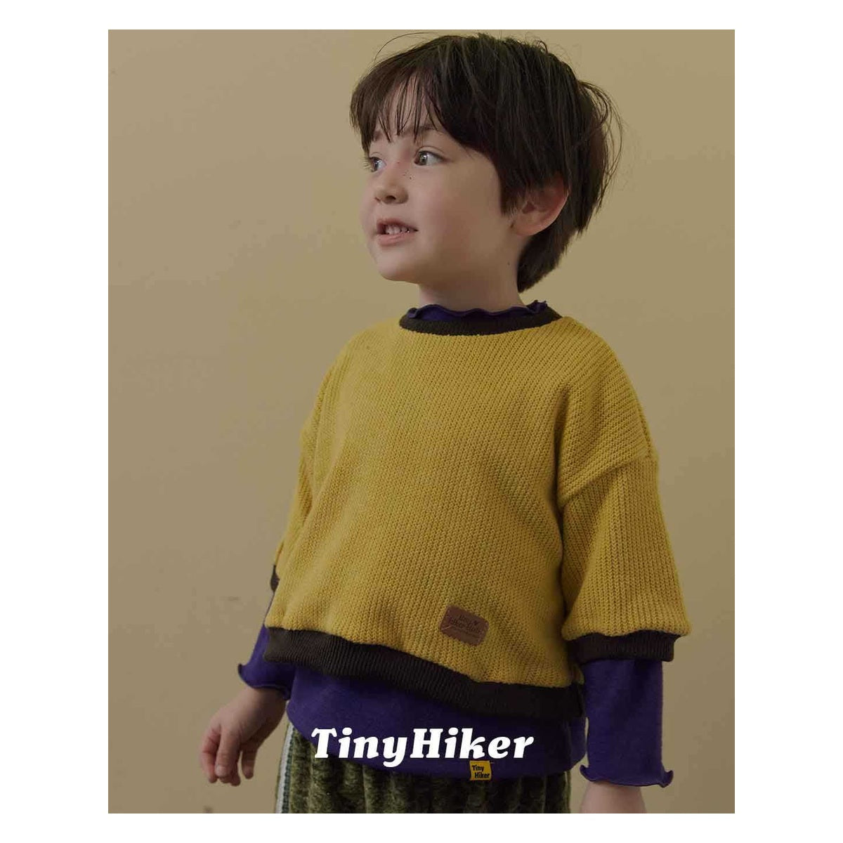Tiny Hiker ユキレイヤードニット