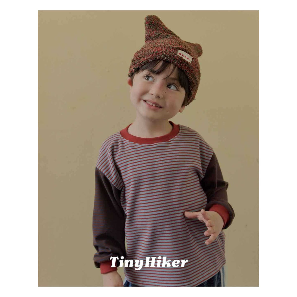 Tiny Hiker マゴストライプTシャツ