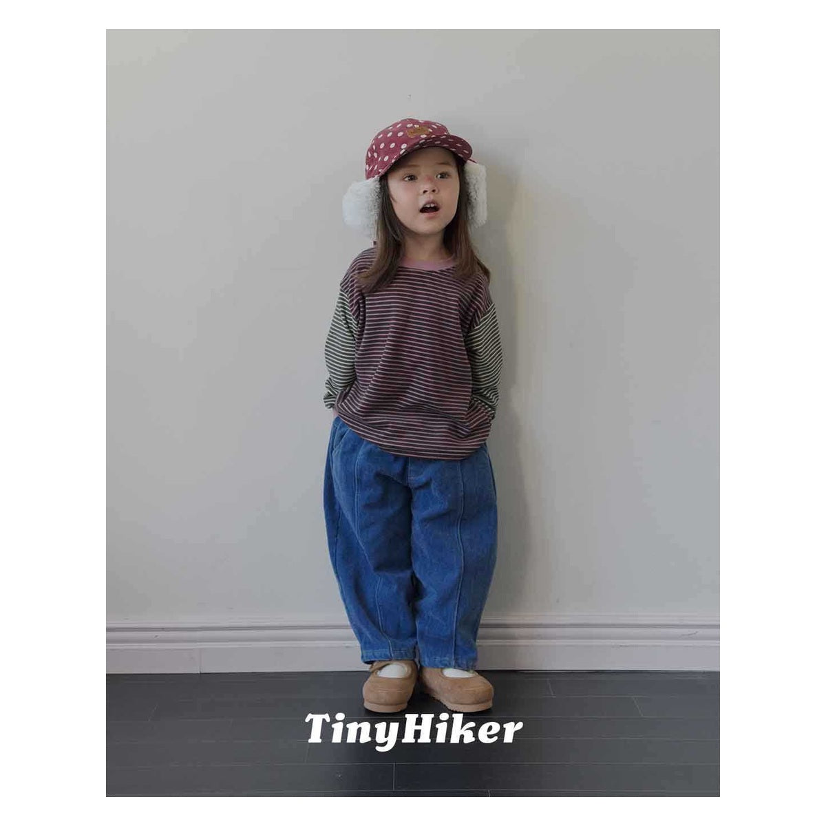 Tiny Hiker マゴストライプTシャツ