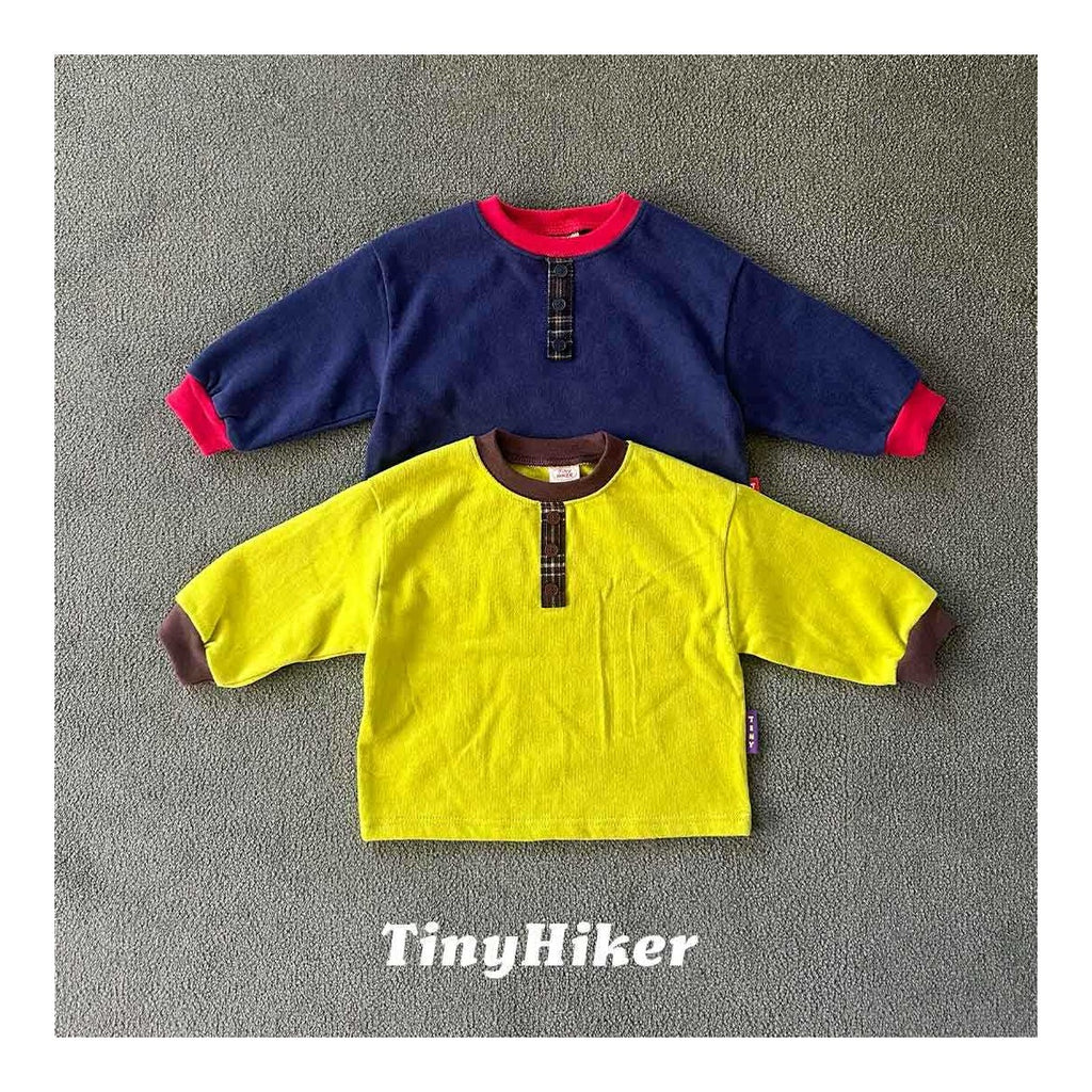 Tiny Hiker トムソーヤ ヘンリーネックTシャツ