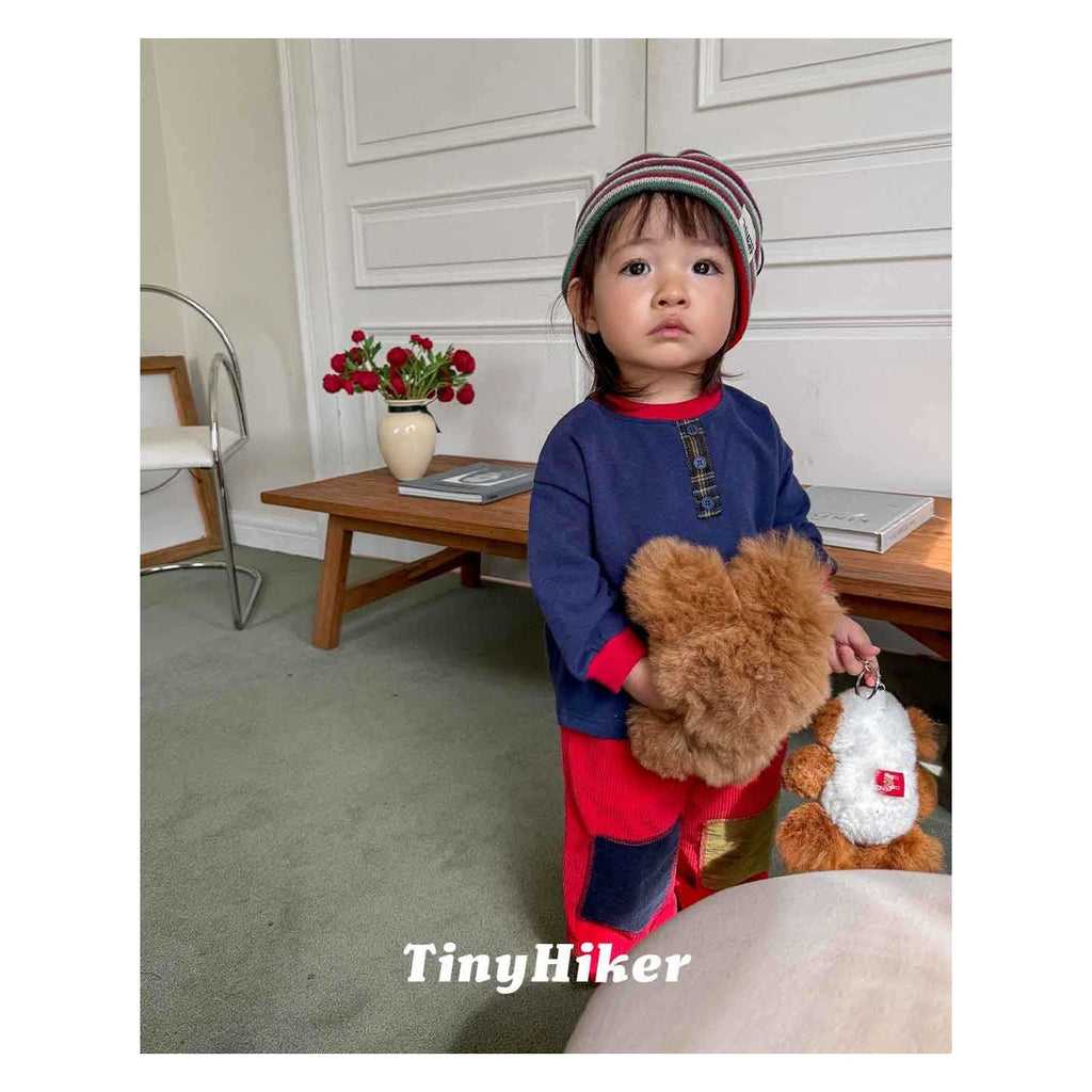 Tiny Hiker トムソーヤ ヘンリーネックTシャツ