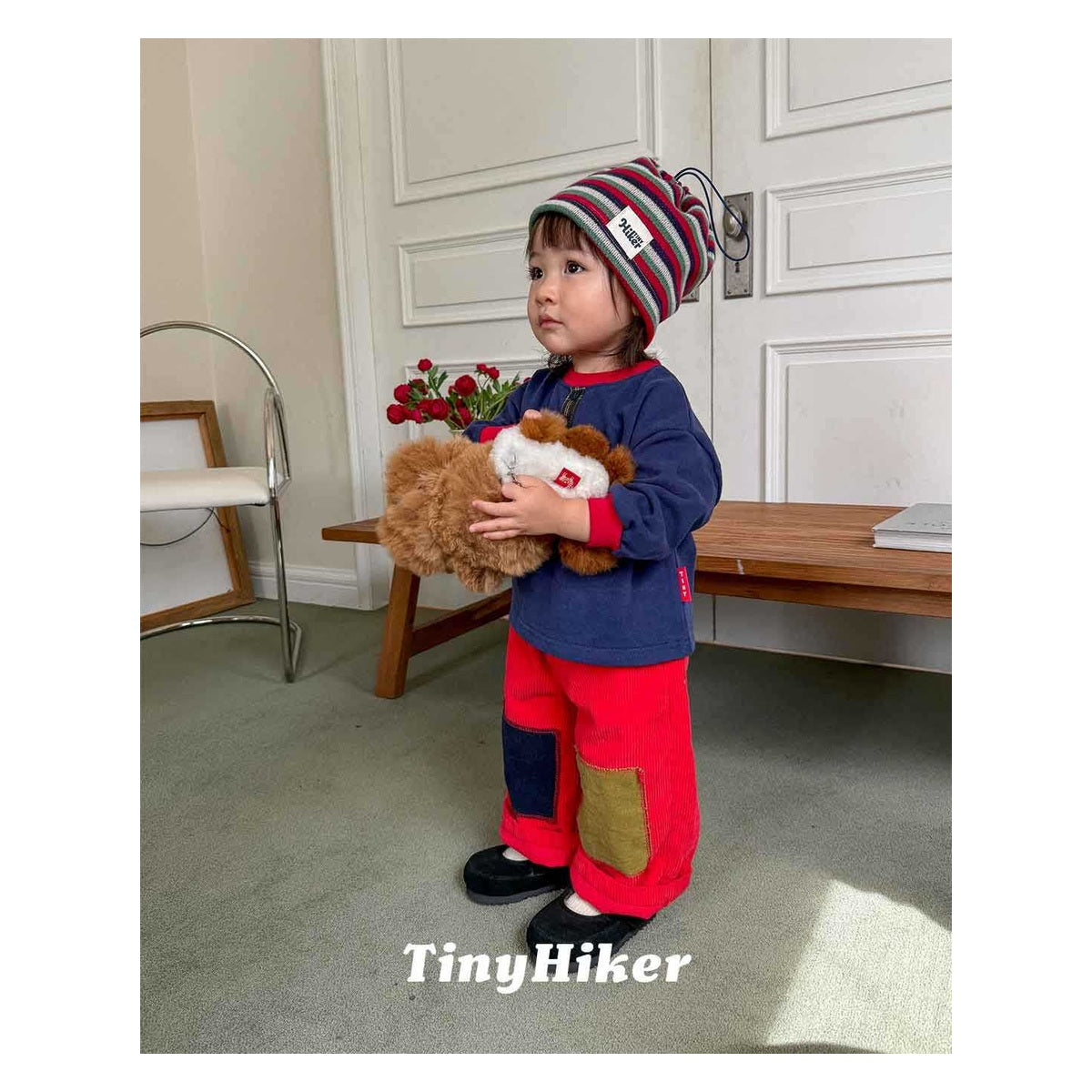 Tiny Hiker トムソーヤ ヘンリーネックTシャツ