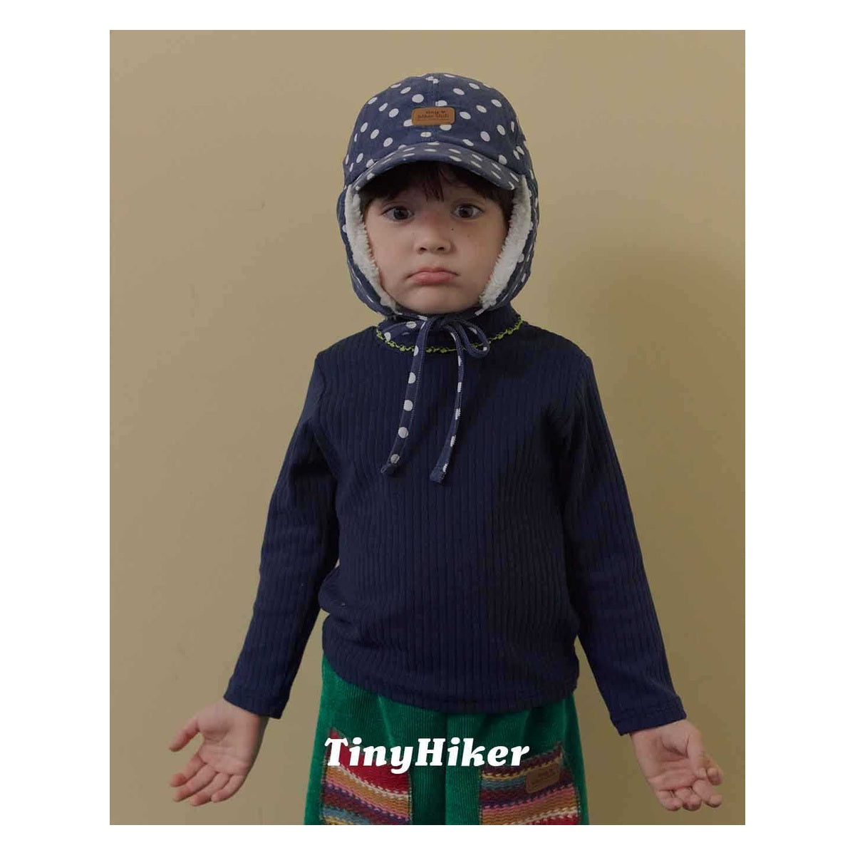 Tiny Hiker ダックフィンコートポラティダックフィットピンコートタートルネック