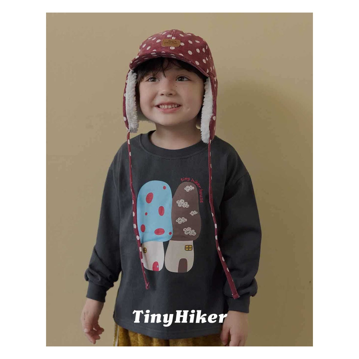 Tiny Hiker マッシュルームTシャツ