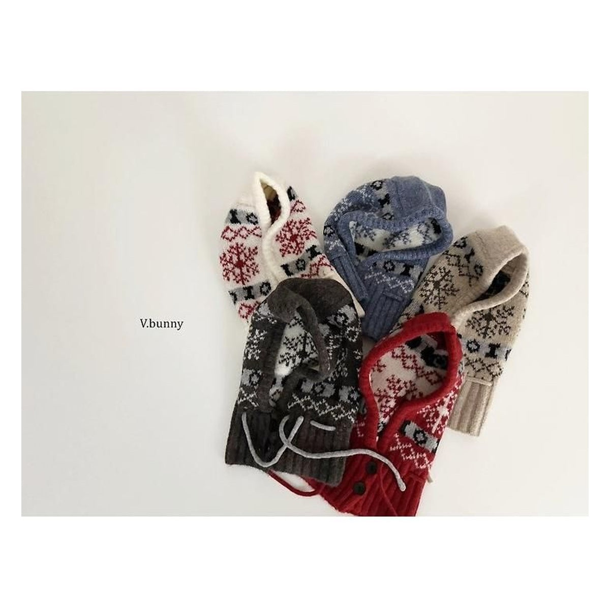 V.bunny 雪の結晶バンダナ FREE