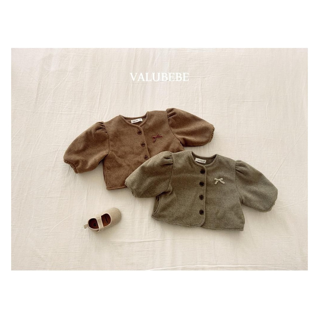 Valu bebe リボンパフモールジャケット
