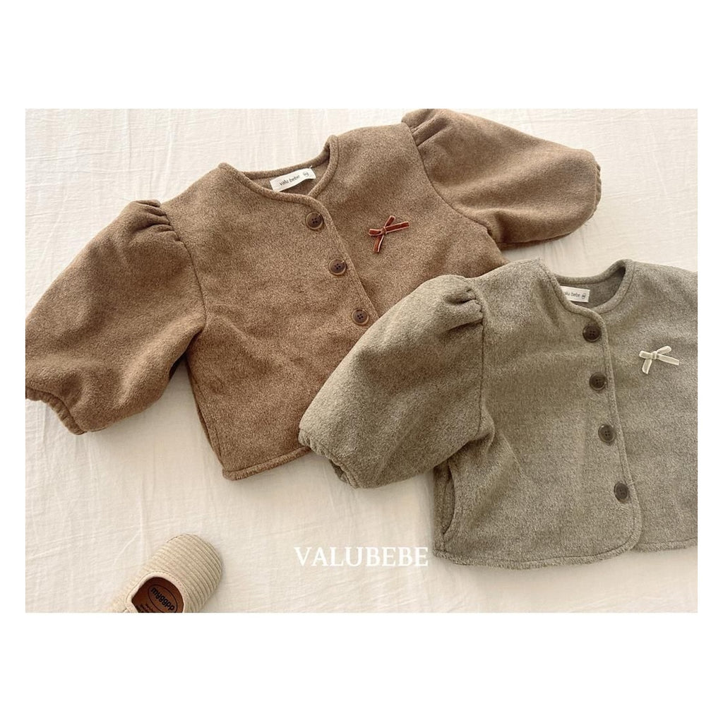 Valu bebe リボンパフモールジャケット