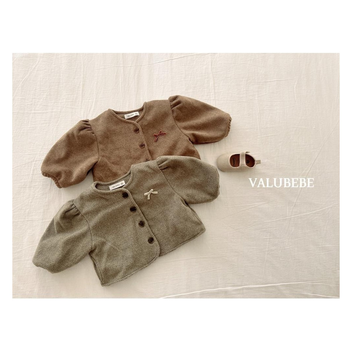 Valu bebe リボンパフモールジャケット
