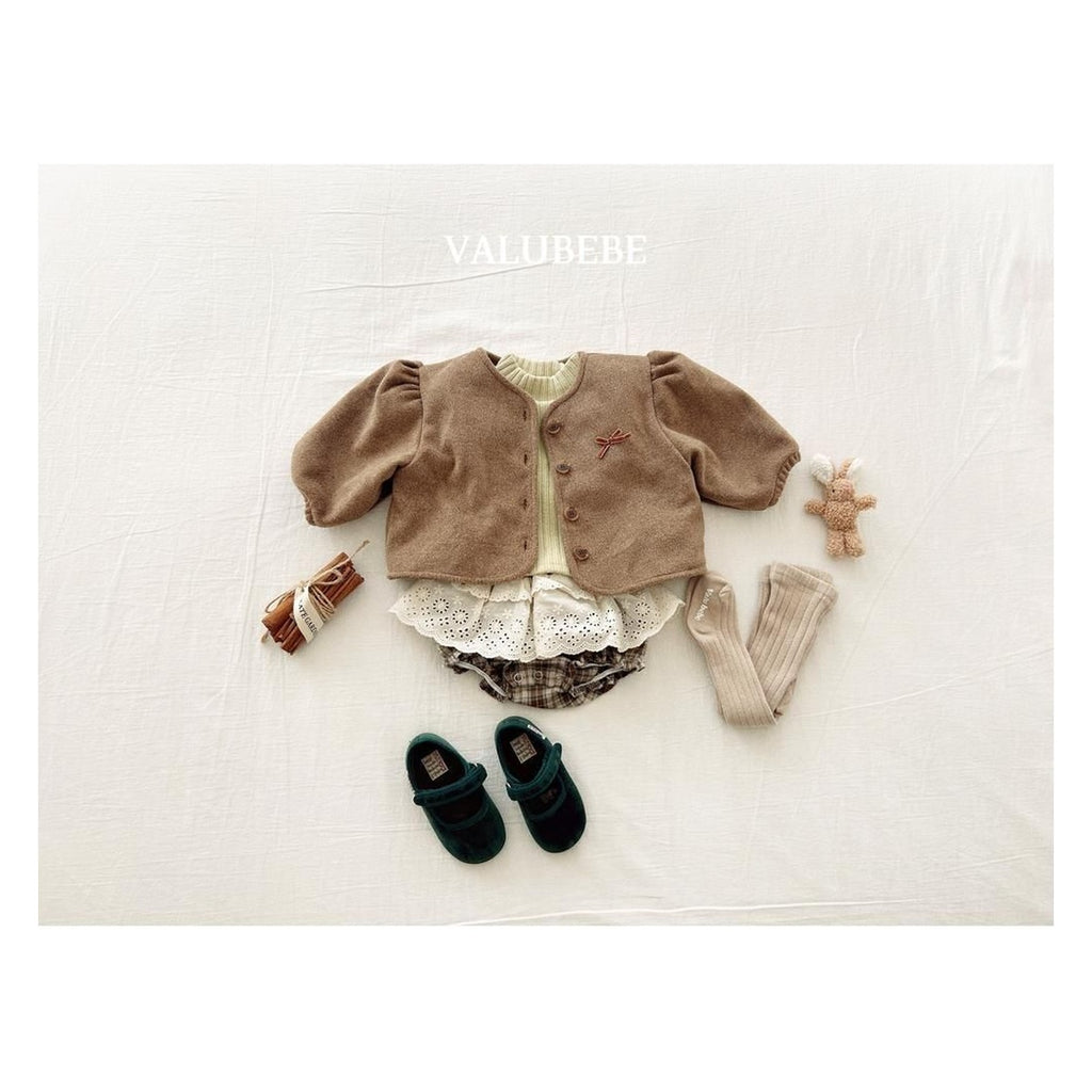 Valu bebe リボンパフモールジャケット