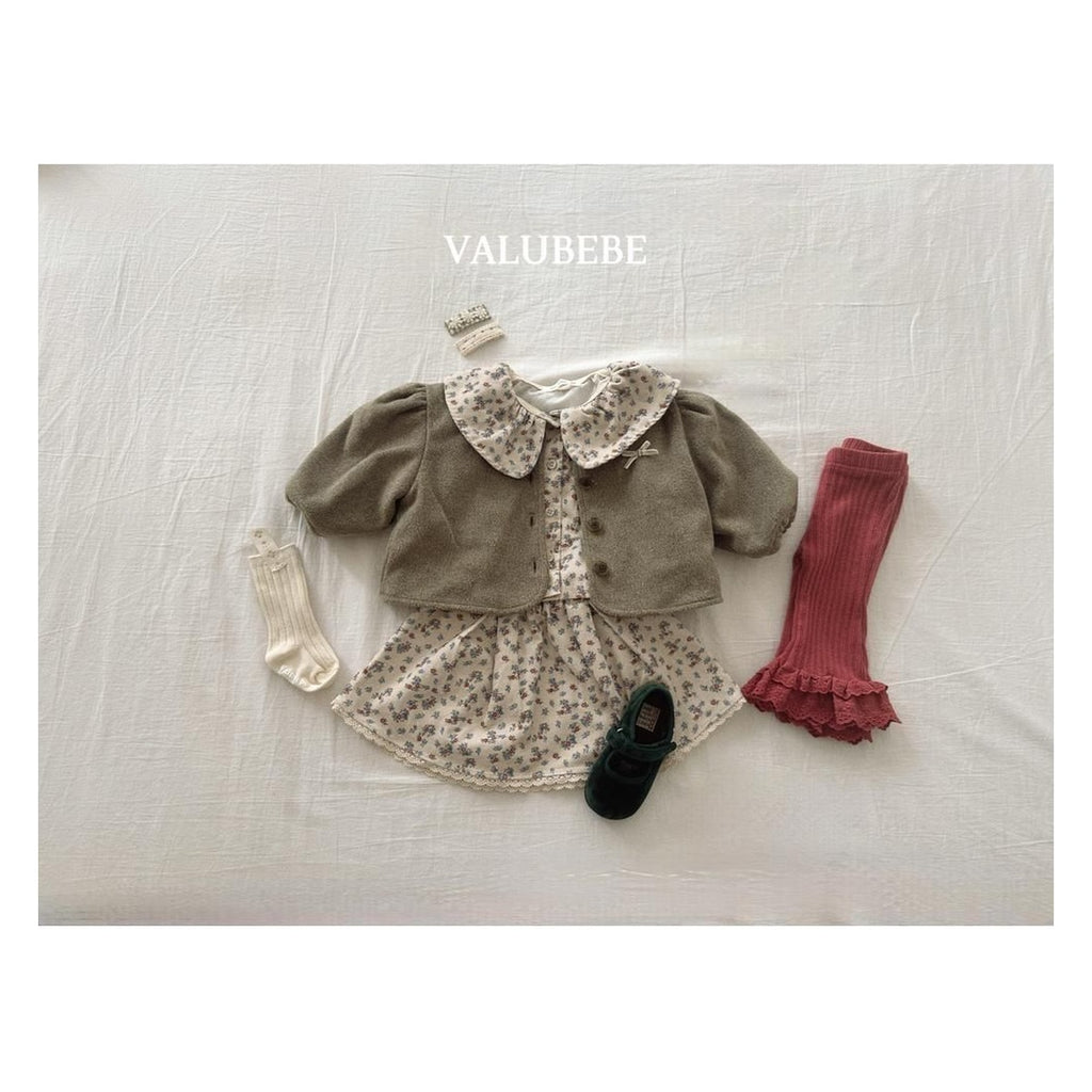 Valu bebe リボンパフモールジャケット