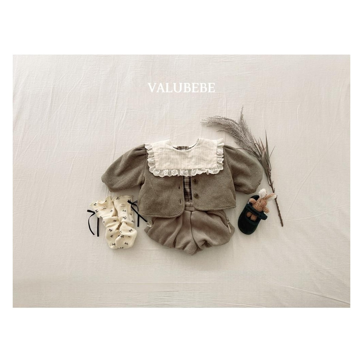 Valu bebe リボンパフモールジャケット