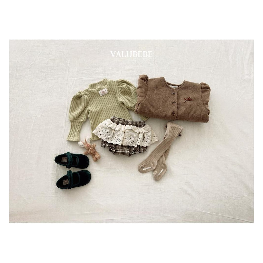 Valu bebe リボンパフモールジャケット