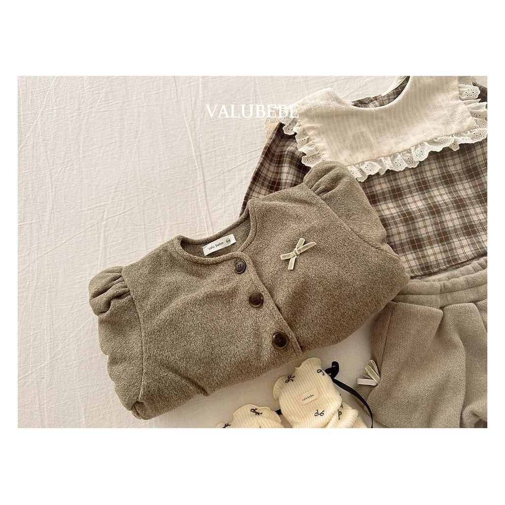 Valu bebe リボンパフモールジャケット
