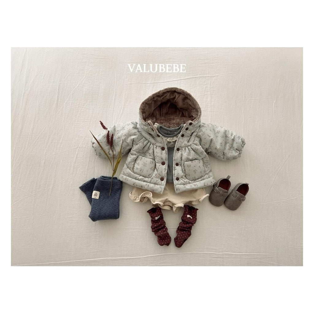 Valu bebe ブランシャーリングパーカージャンパー