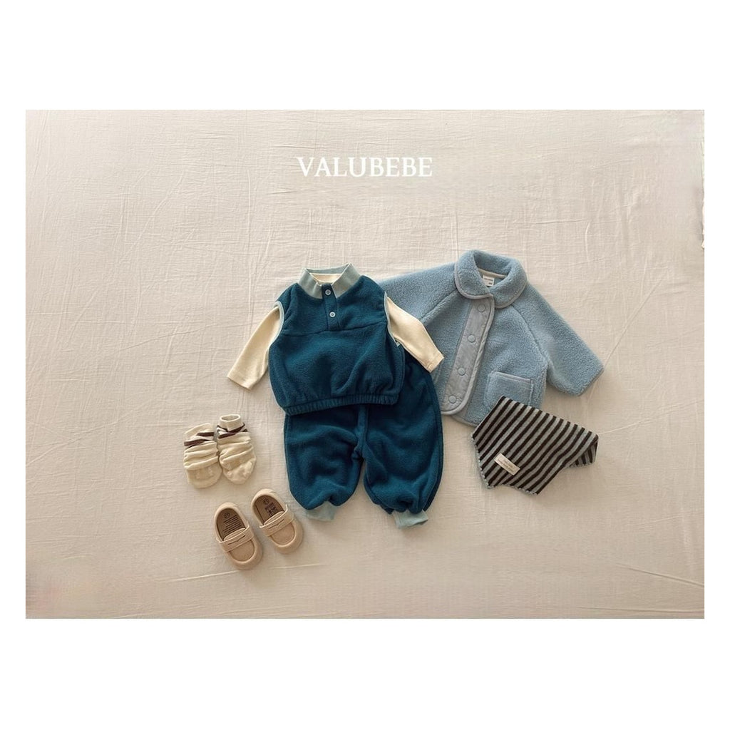 Valu bebe ソリッドリブネックT