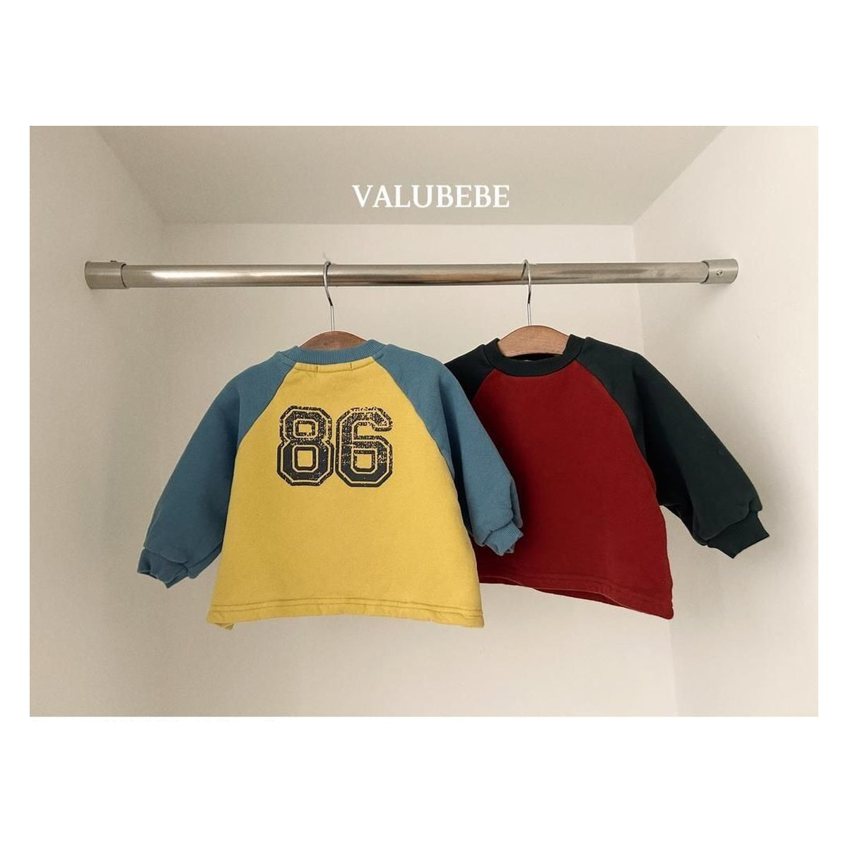 Valu bebe パレットラグランスウェット