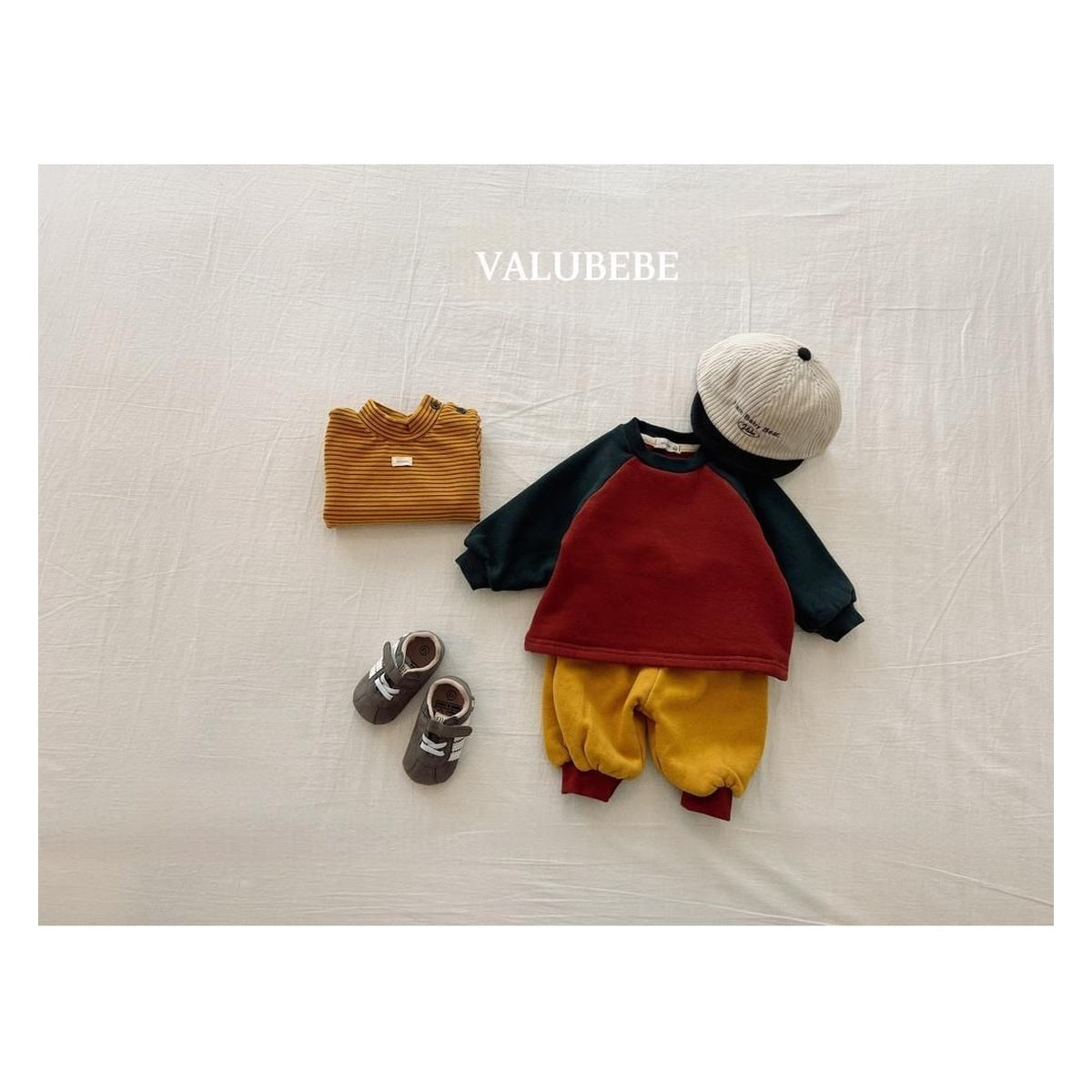 Valu bebe パレットラグランスウェット