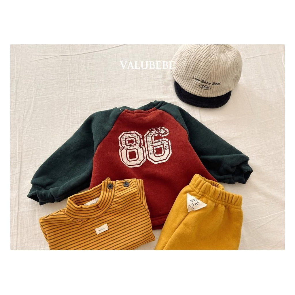 Valu bebe パレットラグランスウェット