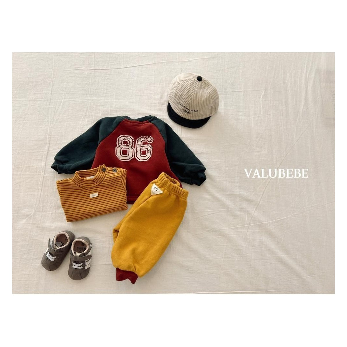 Valu bebe パレットラグランスウェット