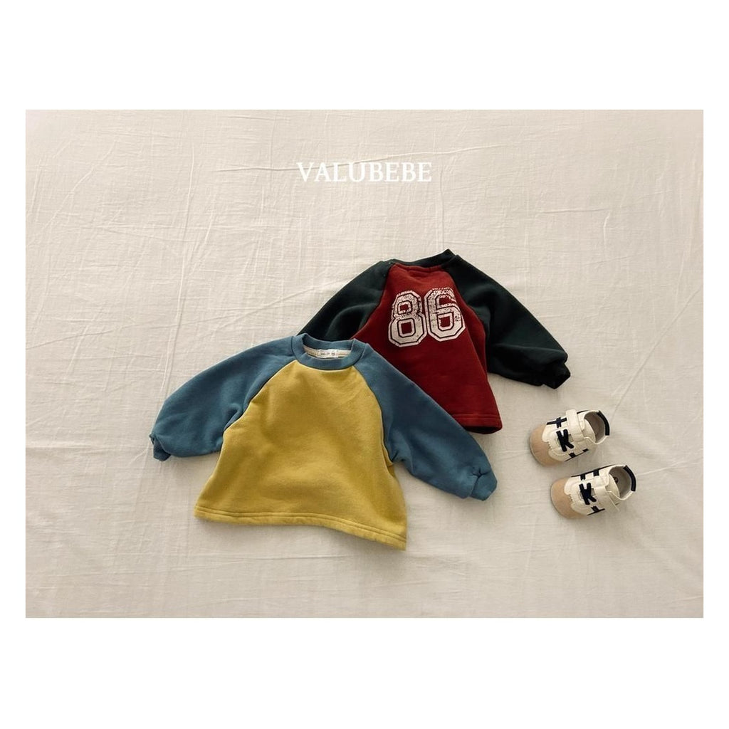 Valu bebe パレットラグランスウェット