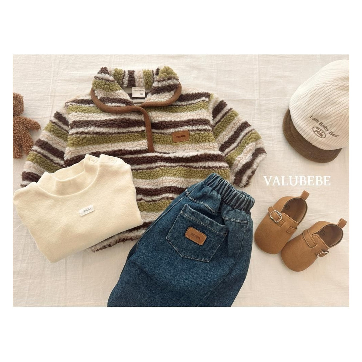 Valu bebe リンクルカラアノラック