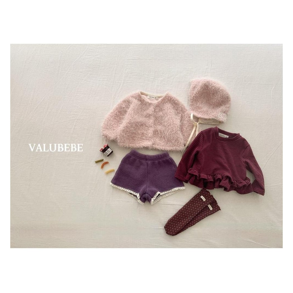 Valu bebe ニットレースショーツ