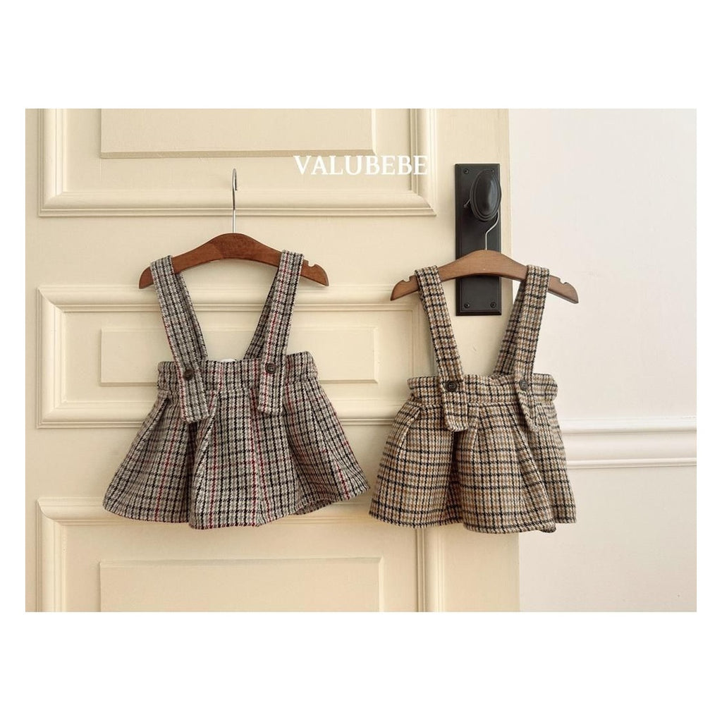Valu bebe マブチェックプリーツスカート