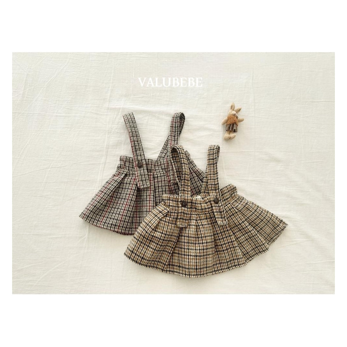 Valu bebe マブチェックプリーツスカート