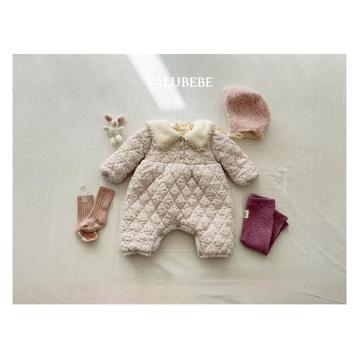 Valu bebe シャーベットフラワーパディングセットアップ