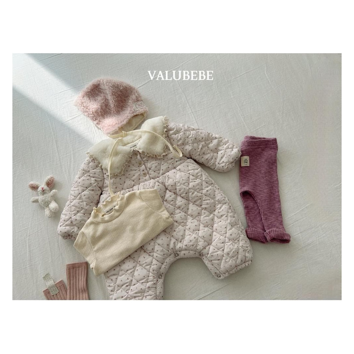 Valu bebe シャーベットフラワーパディングセットアップ