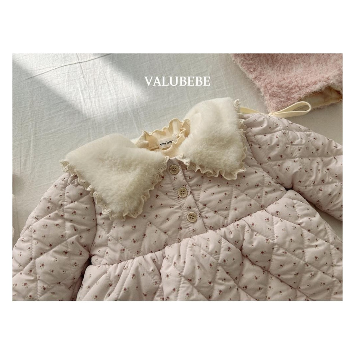 Valu bebe シャーベットフラワーパディングセットアップ