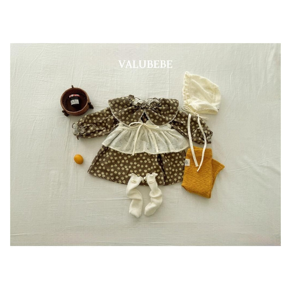 Valu bebe カラー柄ワンピース