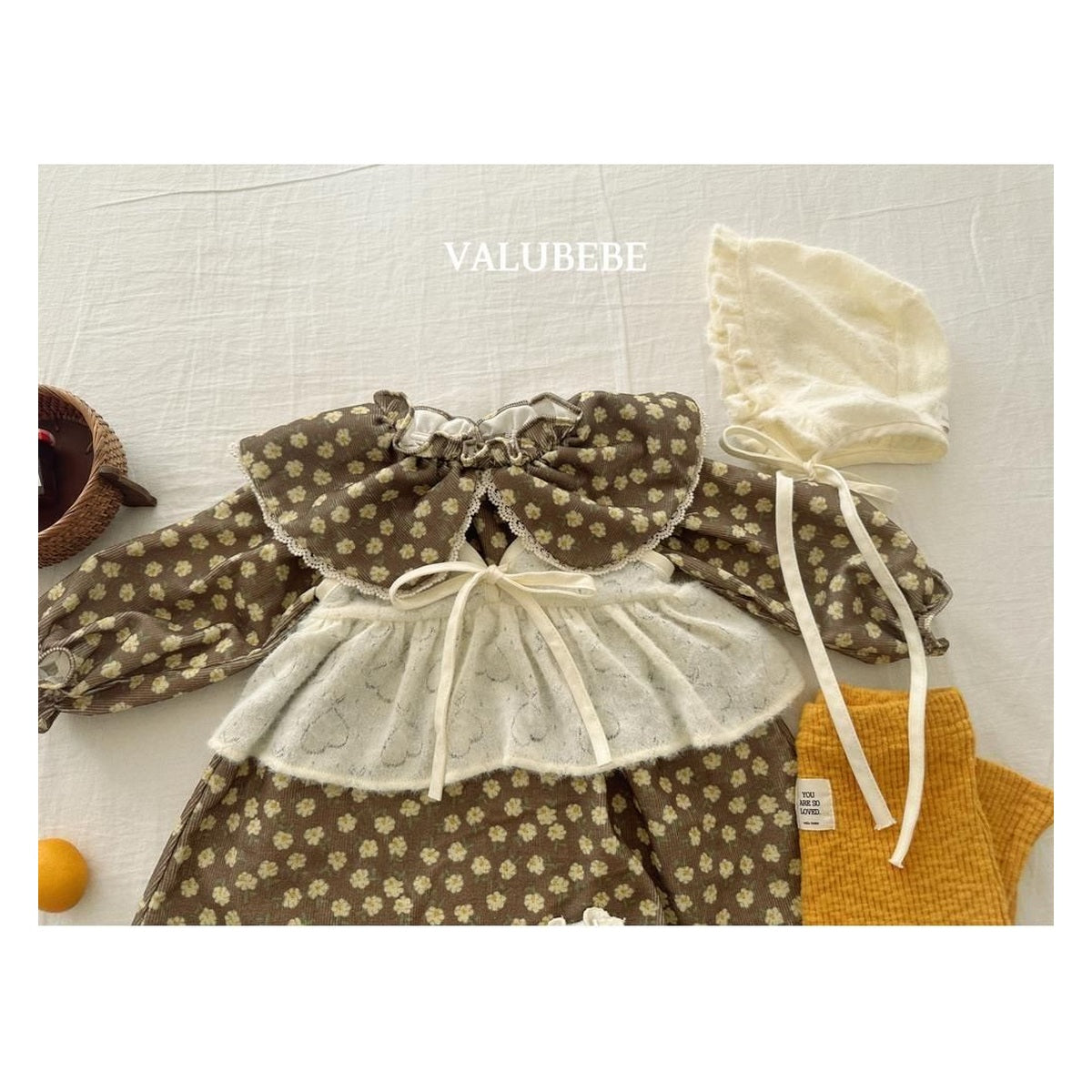 Valu bebe カラー柄ワンピース