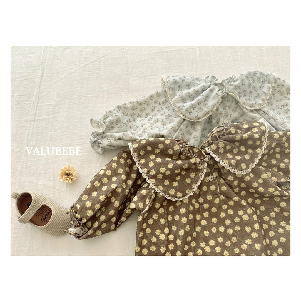 Valu bebe カラー柄ワンピース