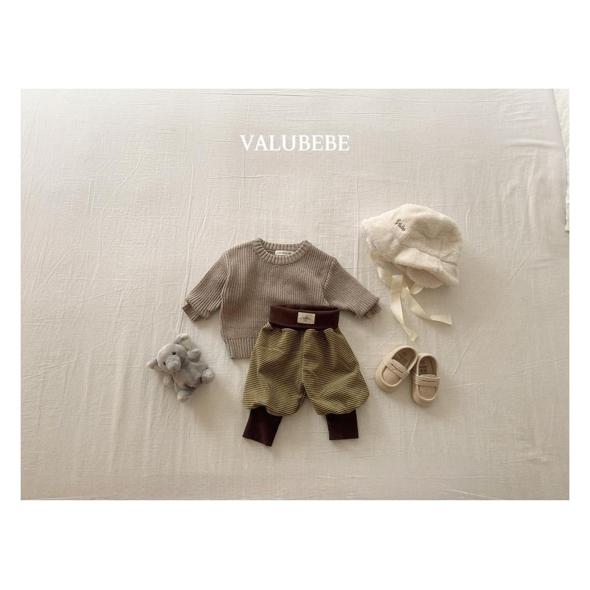 Valu bebe ファーイヤーマフ付きバケットハット FREE