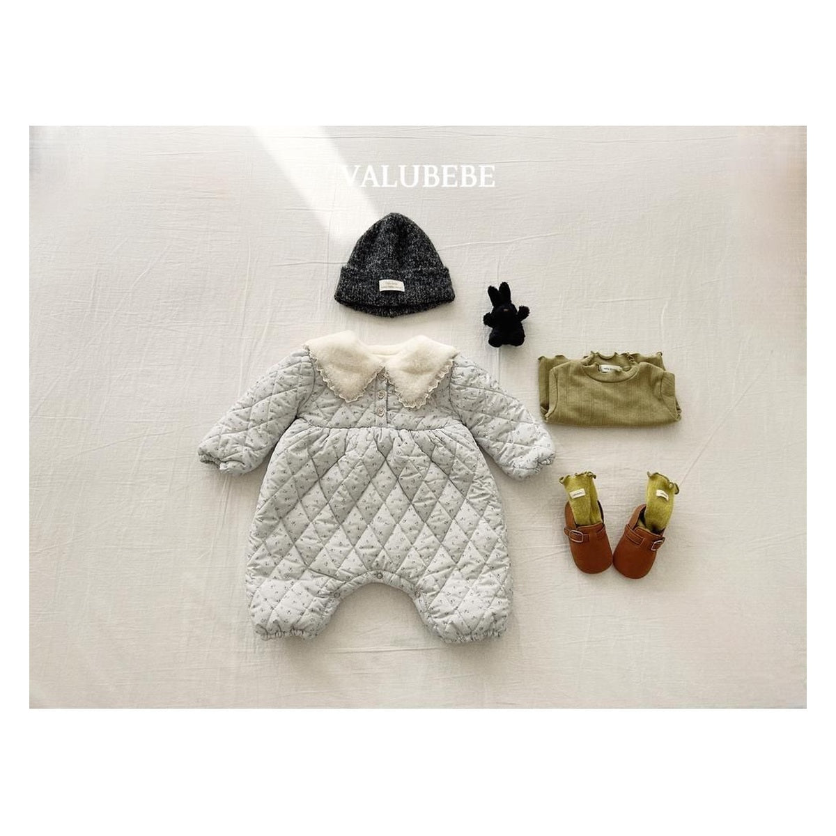 Valu bebe ウォームベーシックロンパース 베베FREE