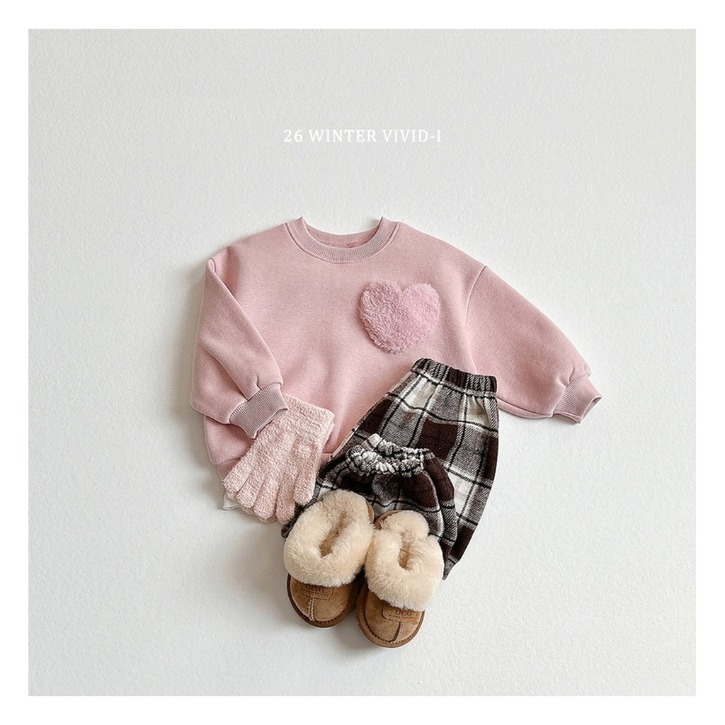 VIVID-I チェック裏起毛パンツ