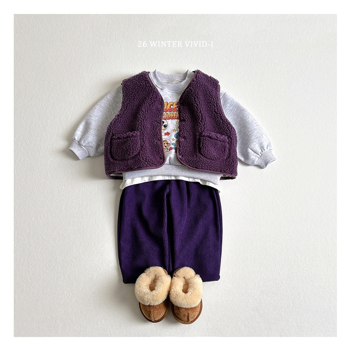 VIVID-I 厚手コーデュロイパンツ