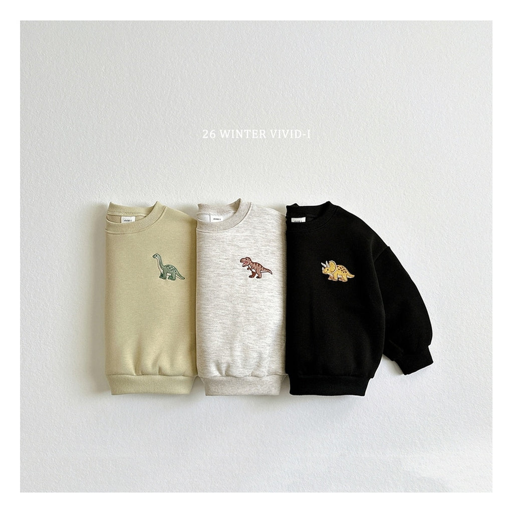 VIVID-I 刺繍恐竜スウェット