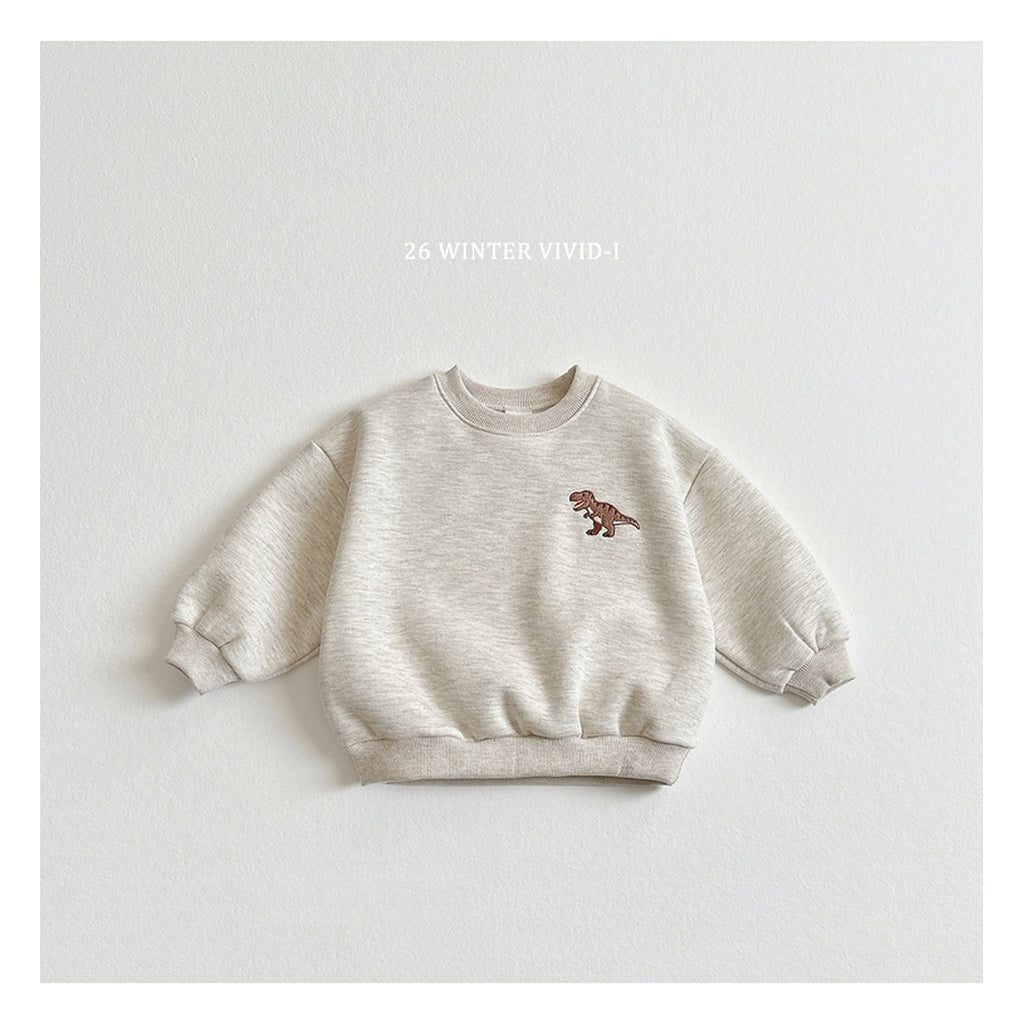 VIVID-I 刺繍恐竜スウェット