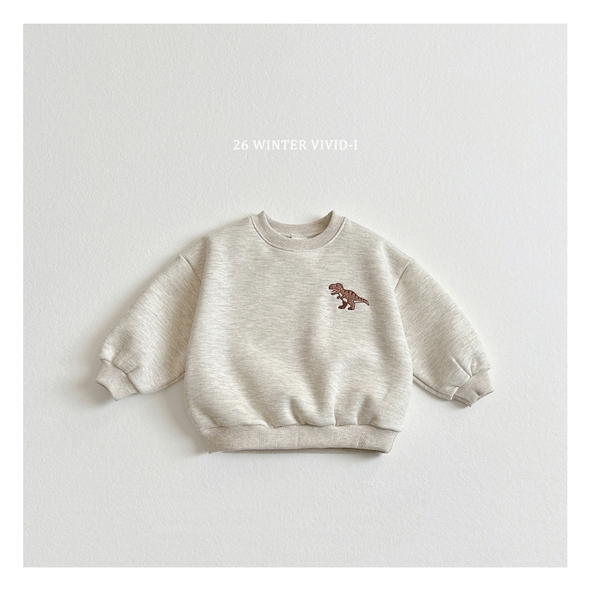 VIVID-I 刺繍恐竜スウェット